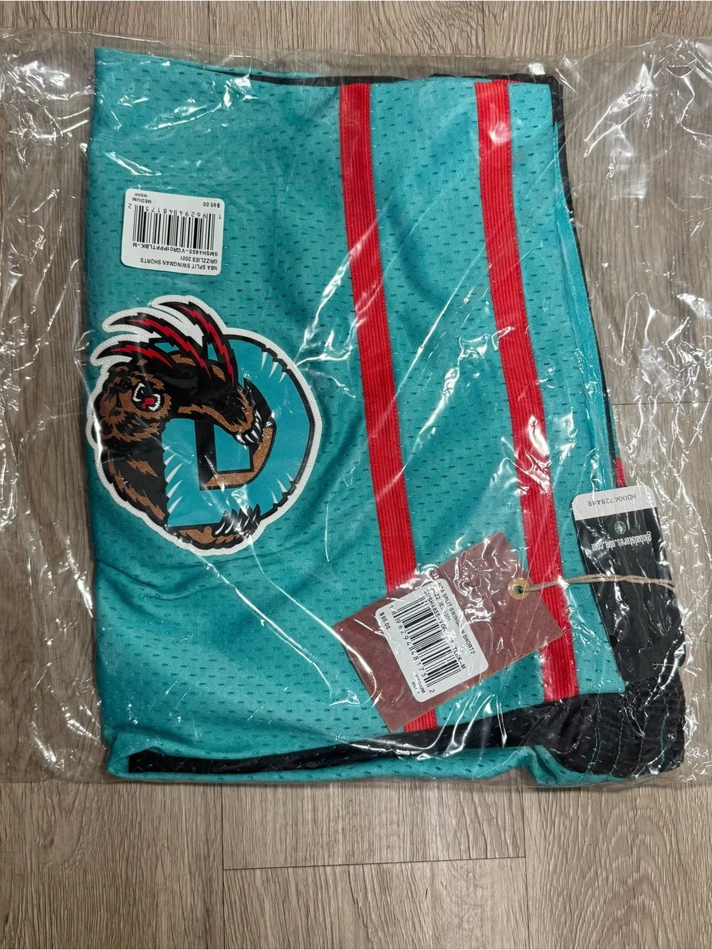 Mitchell & Ness Men’s Black/Turquoise Grizzlies Hardwood Classics Shorts M-3Xl
